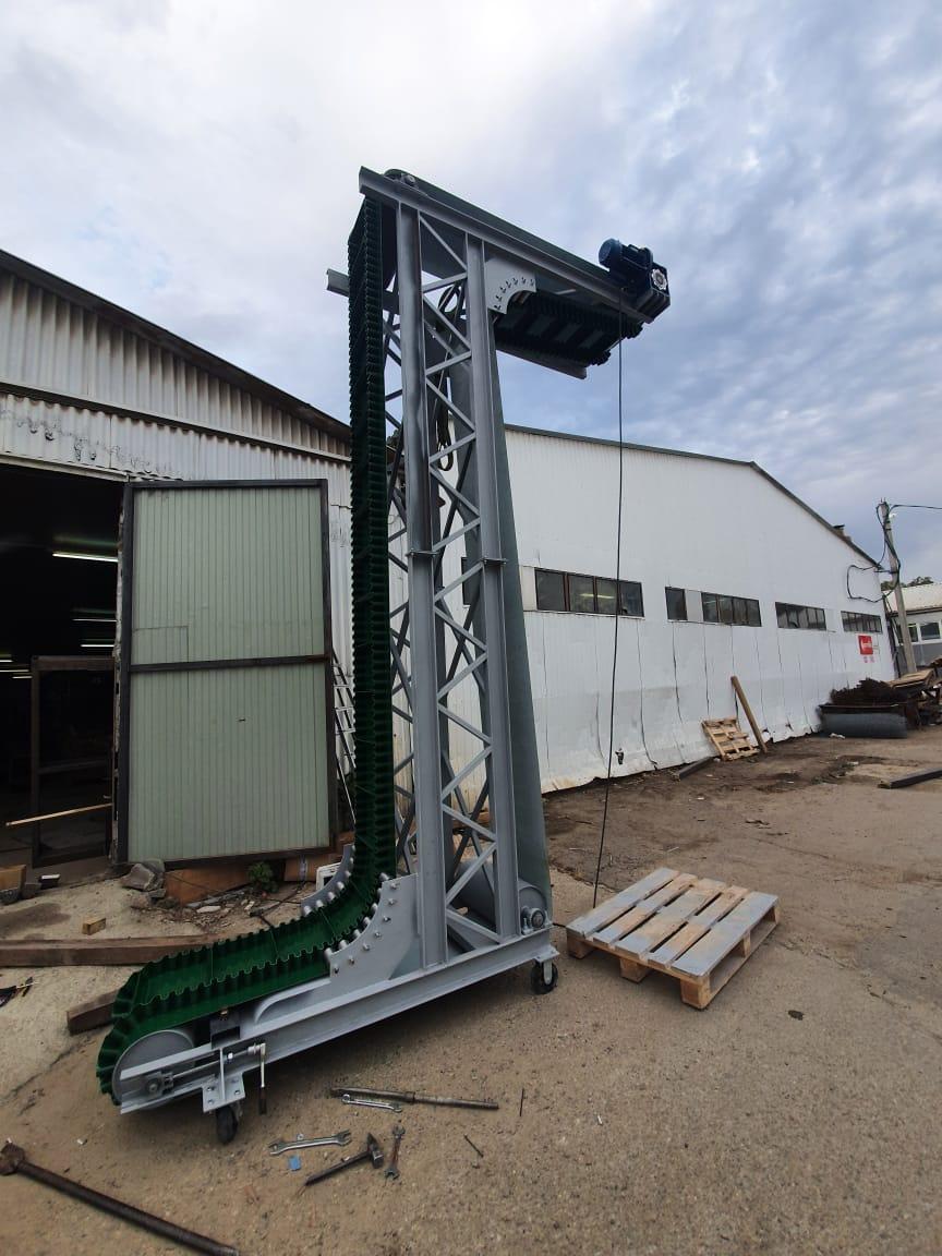 Z-образный ленточный конвейер вертикальной подачи