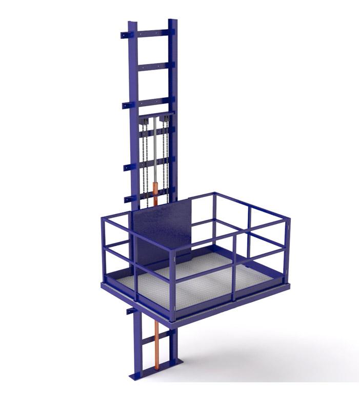 Грузовой мачтовый подъемник