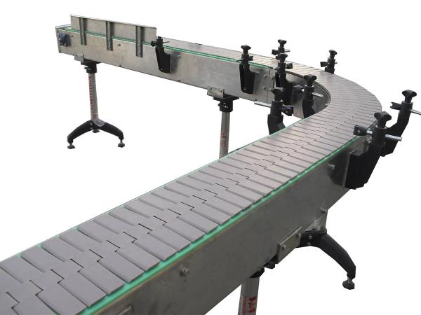 Пластинчатый двухпоточный конвейер